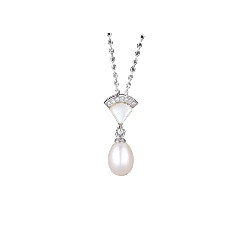 

ОЖЕРЕЛЬЕ-КУЛОН С БЕЛЫМ ЖЕМЧУГОМ ЮЖНОГО МОРЯ 925s