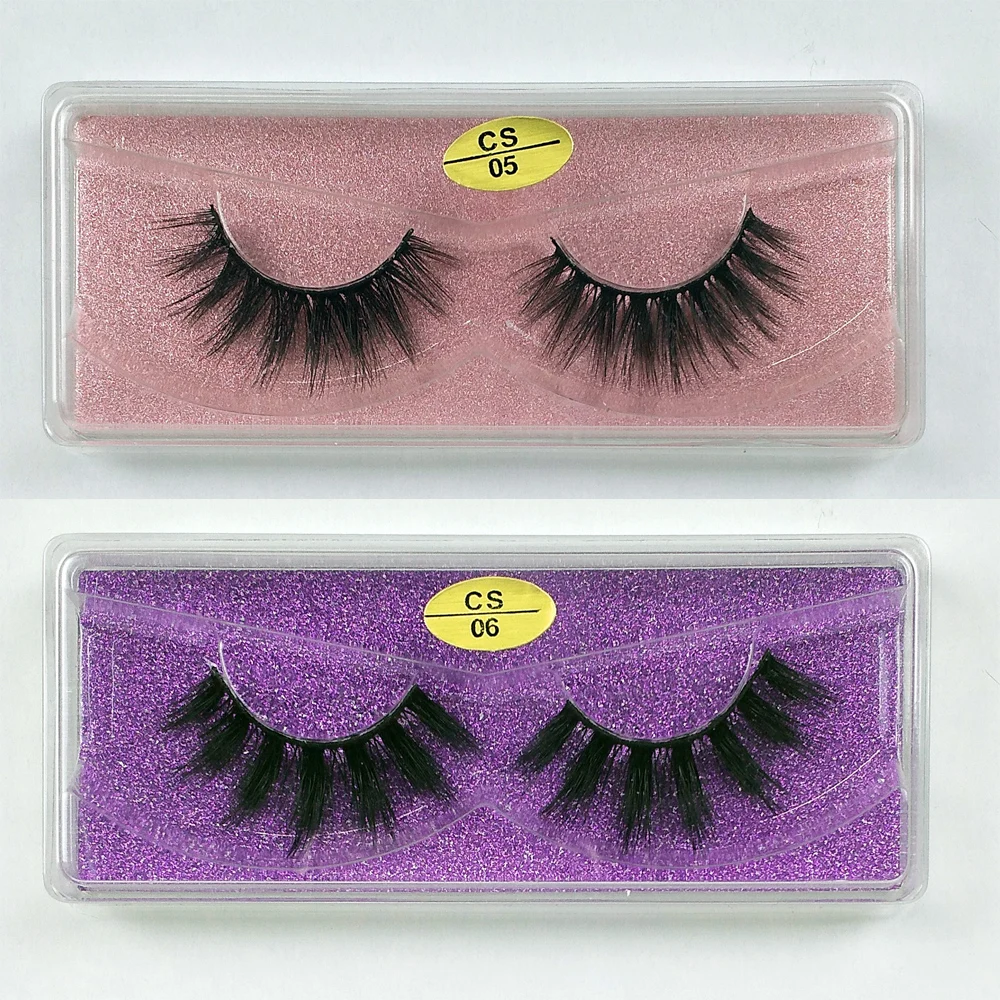 Mink Eyelashes Bulk Wholesale 10 Pairs Fluffy Wispy Natural Long False Eyelashes Makeup Fake Lash 3d Mink Lashes Pack