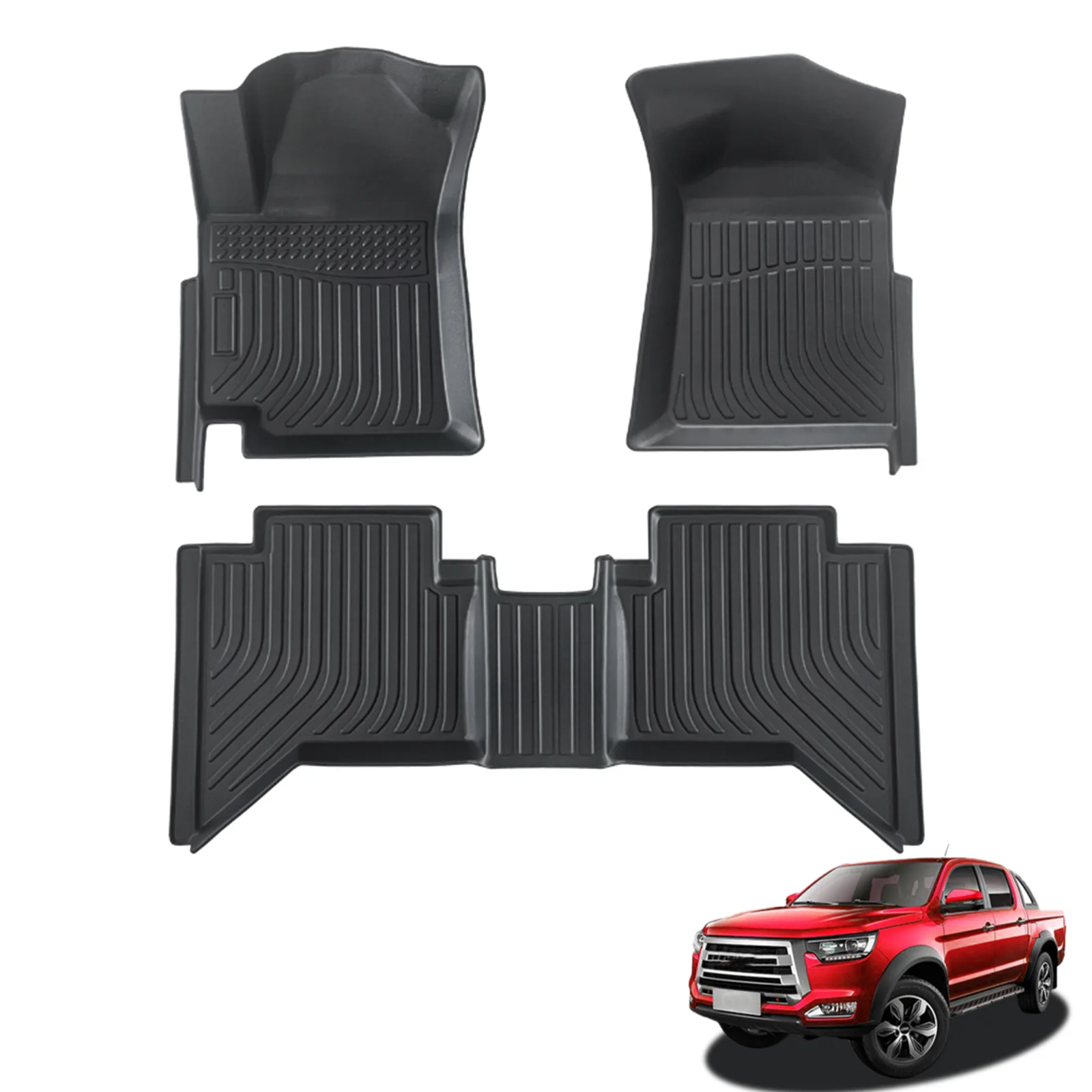 

Eco-friendly All-Weather TPE Floor Mats Fit EcoSport Pajero Focus Mitsubishi for JAC T8