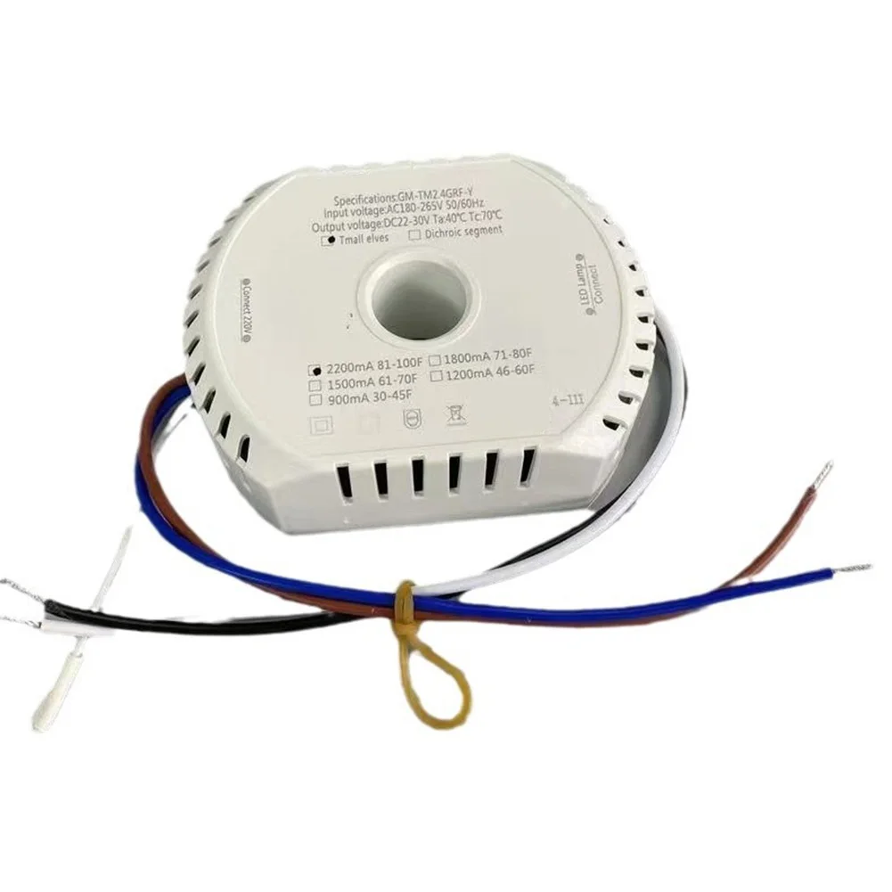 LED Driver 24V 30V Output with Dimming and Color Adjustment for Chandeliers Supporting 180V 265V Input and Remote Operation