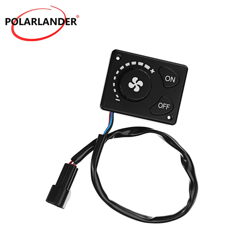 Truck Car Diesel Parking Heater Control Switch Knob Type Timing Start Stop Remote Pairing Manual Refuel Function