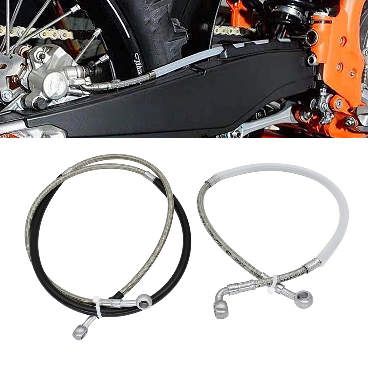

For KTM XCW XCF-W EXC EXC-F SX SXF XC XCF 6 Days 125 150 250 300 350 450 500 2012-2024 Front or Rear Motorcycle Brake Oil Hose