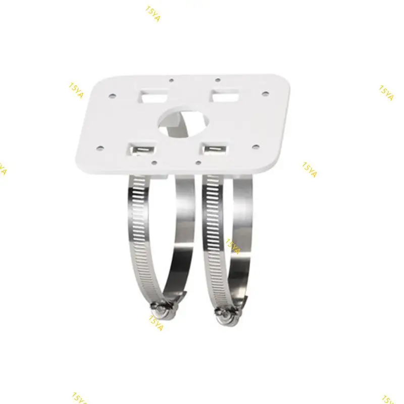 15YA Weatherproof Solid Camera Vertical Poles Mount Adapter for Long Last Security Installations Flexible Positioning