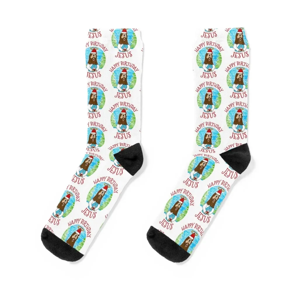 Happy Birthday Jesus Christmas Christian Church Xmas 2022 Socks kids Heating sock Socks Women Men's