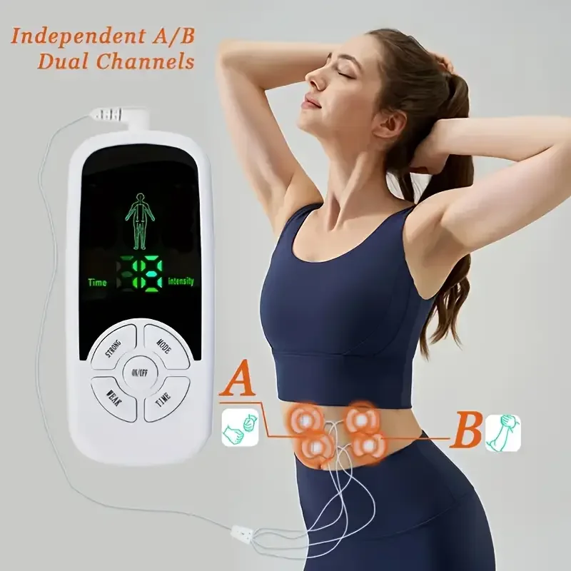 

Multifunctional Digital Modes Massage Device ECG Neck Massage Machine Mini Muscle Device