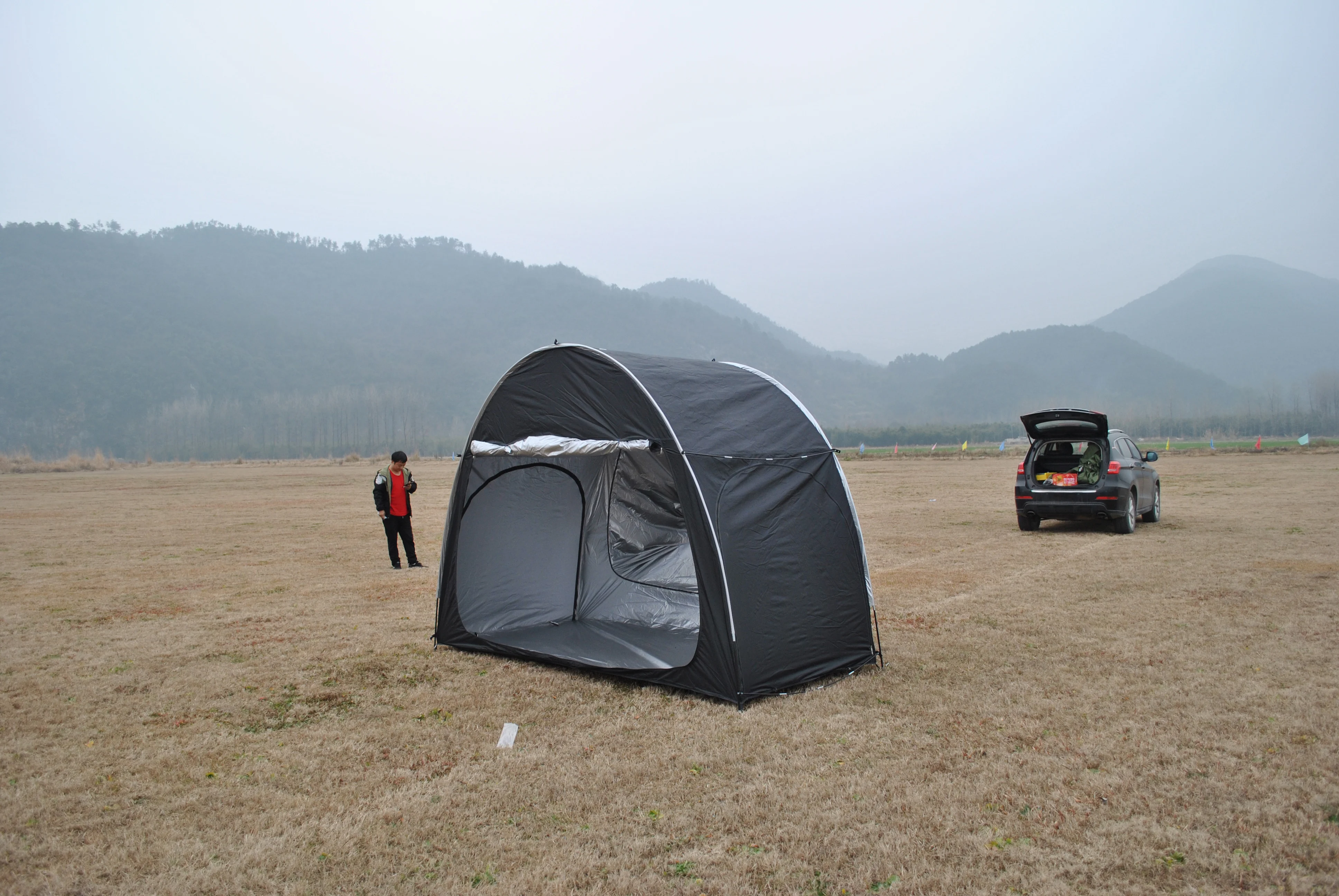 Portable Waterproof Car Awning Tent, SUV Rear Tent, Sun Shelter, Can Be Used as Bike Storage Tent, CZX-557