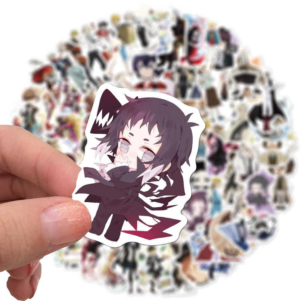 10/30/50PCS Anime Wenhao Wild Dog Graffiti Stickers Ipad Skateboard Guitar Water Cup Waterproof No Glue Stickers Wholesale