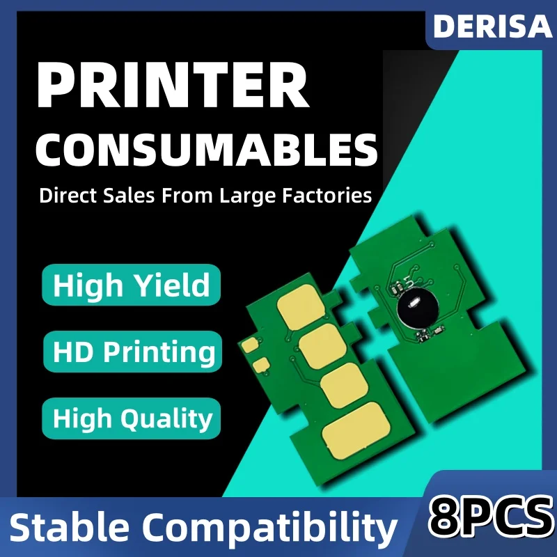 8pcs ตลับหมึกชิป CLT-506 สําหรับ Samsung CLP 680 CLP-680 CLX-6260 CLX 6060FD CLX 6260 ชิป CLT 506 Toner ชิป