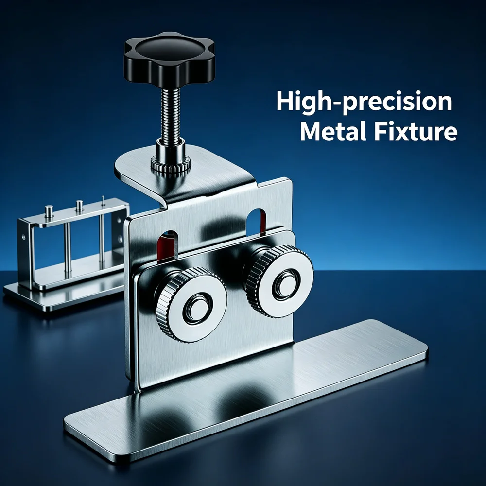 Kitchen Cabinet Assembly Jig Stainless Steel Drawer Face Clamp Multi Screw Adjust For Accurate Panel Alignment Installation Work