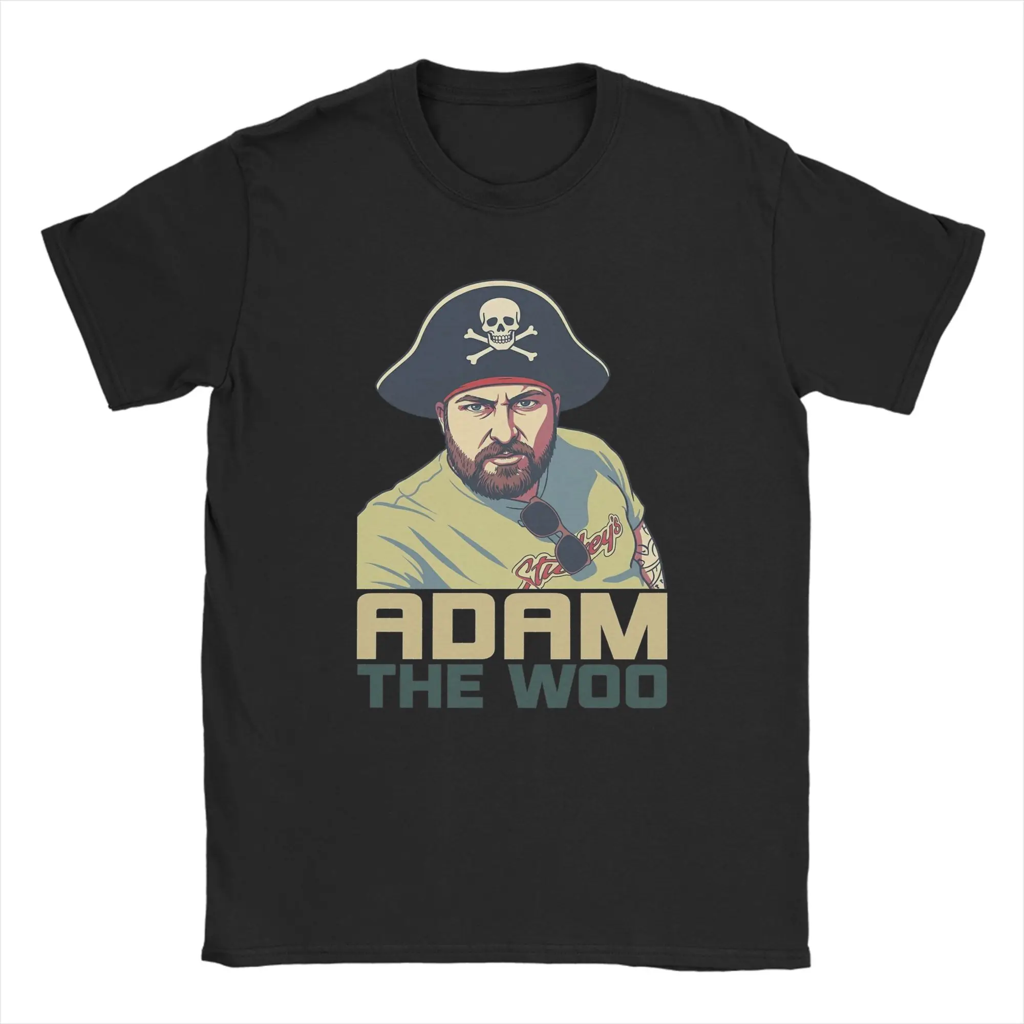 

Oversized T Shirt Summer Vlogger Fan Adam the Wooo T Shirts Cotton Tee Shirt for Men Y2K Basic Hot Sale Short Sleeve Clothes