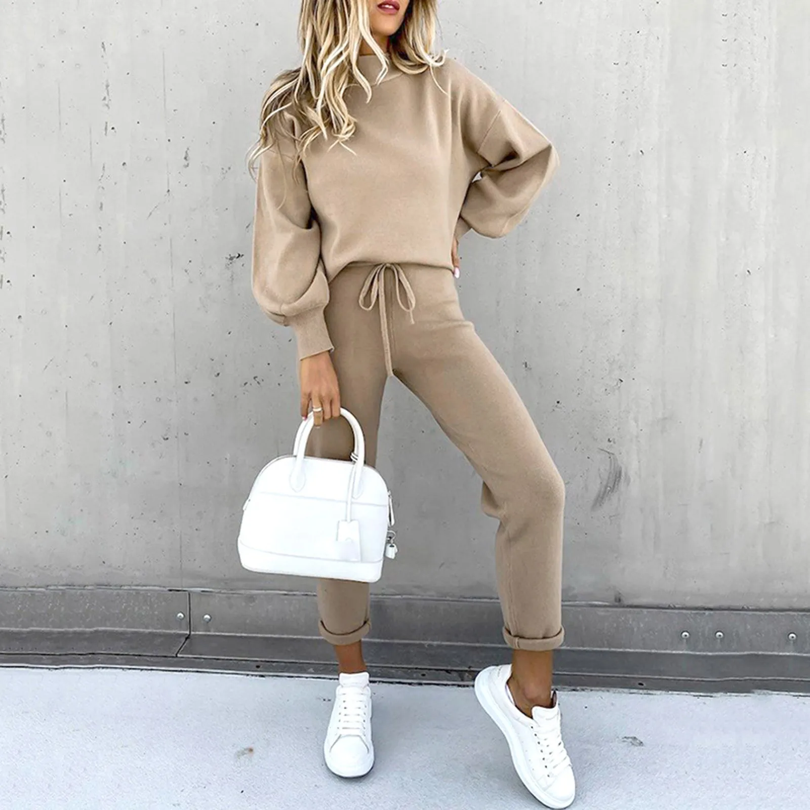 2024 New Fashion Women Track Suits Sports Wear Jogging Suits Ladies Hooded Tracksuit Set Clothes Hoodies+Sweatpants Sweat Suits