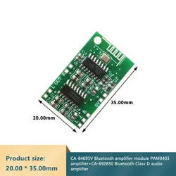 CA-8469 5V Bluetooth Amplifier Module PAM8403 Amplifier+CA-6928 5.0 Bluetooth D