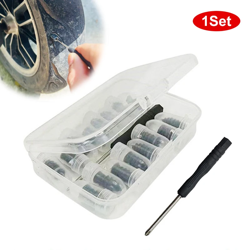 New！10/20Pcs Car Motorcycle Vacuum Tyre Repair Nails Truck Scooter Bike Tire Puncture Repair Tool Rubber Metal Nails Accessories