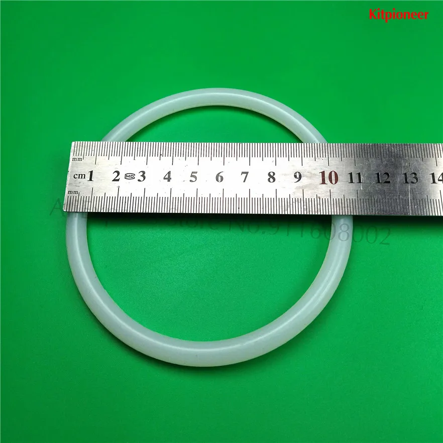 Junta de círculo grande de 110mm, anillo de sellado de silicona, pieza de repuesto para accesorios de máquinas de helados BTK/BK/BH