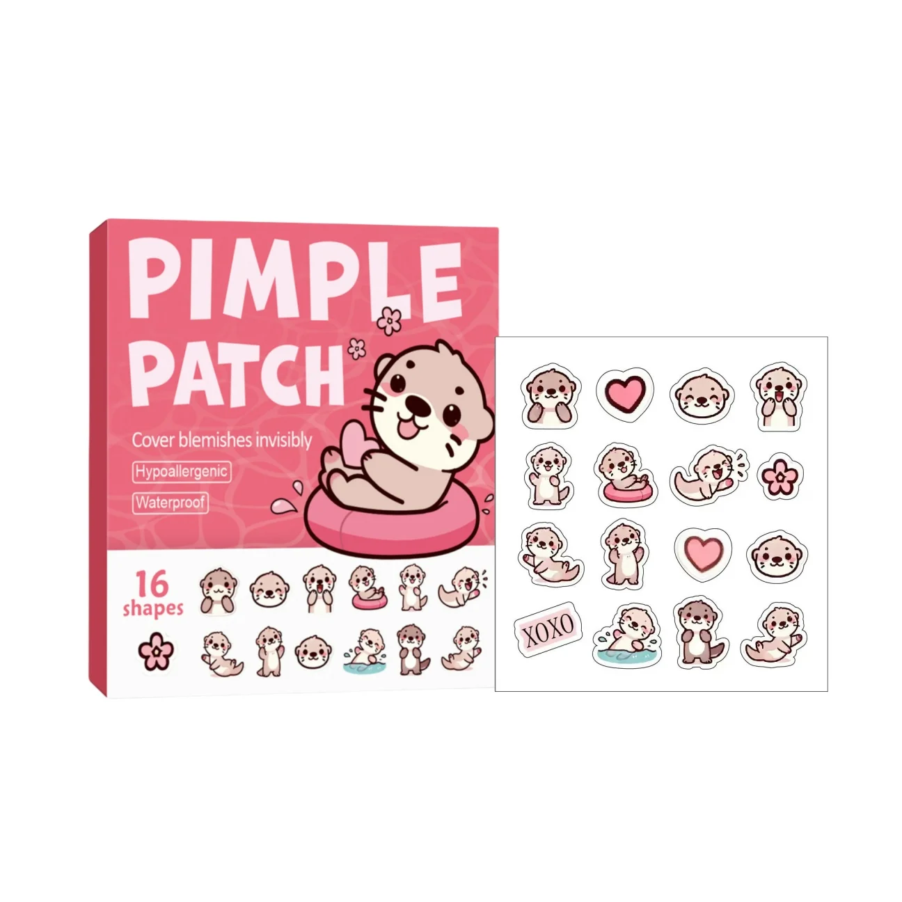 80 قطعة من رقع حب الشباب للكلاب - شفافة ومقاومة للماء