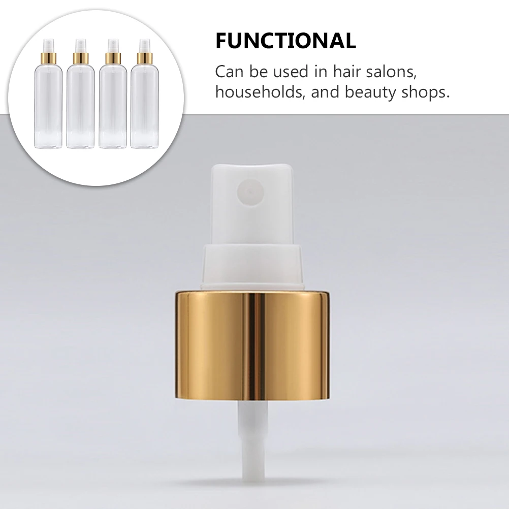 

4 Pcs Watering Spray Bottle Foam Pump Bottles for Plastic Jars Dispenser Which Refillable Sprayer Travel Size Leakproof