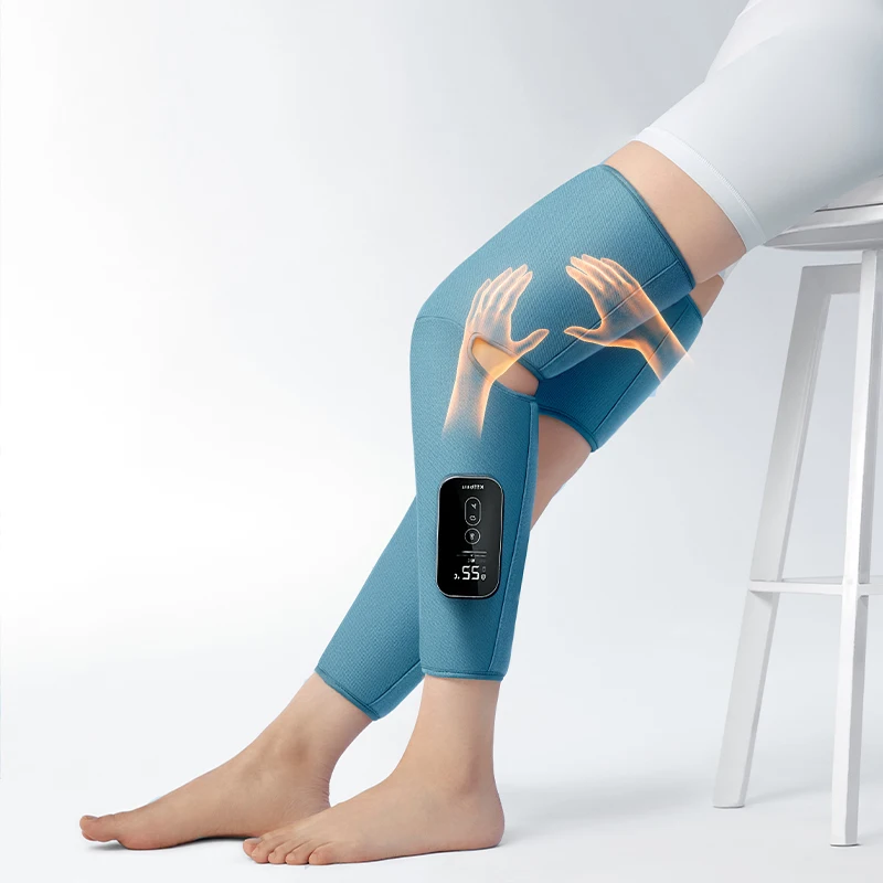 

Electric Leg Massager with Warm Hot Compression Boots Compress for Joint Sprain & Muscle Fatigue Relieves Pain