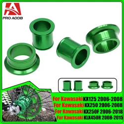 For Kawasaki CNC Front Rear Wheel Hub Spacer KX250F KLX450R KXF KX125 KX250 KX450F 250 450 KX 250 250F 450F KLX 450R 2006-2020