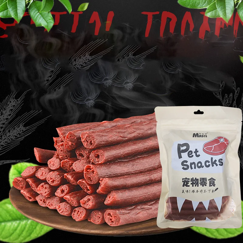 500g Pet Snacks Pet Beef Strips Are Nutritionally Balanced Delicious and Healthy Pet Snacks Suitable for Training Rewarding