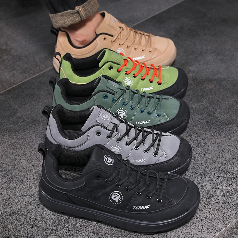 2026 New Men Minimalist Barefoot Casual Sneakers Vintage Anti Slip Walking Shoes Zero Drop Outdoor Hiking Trail Running Shoes