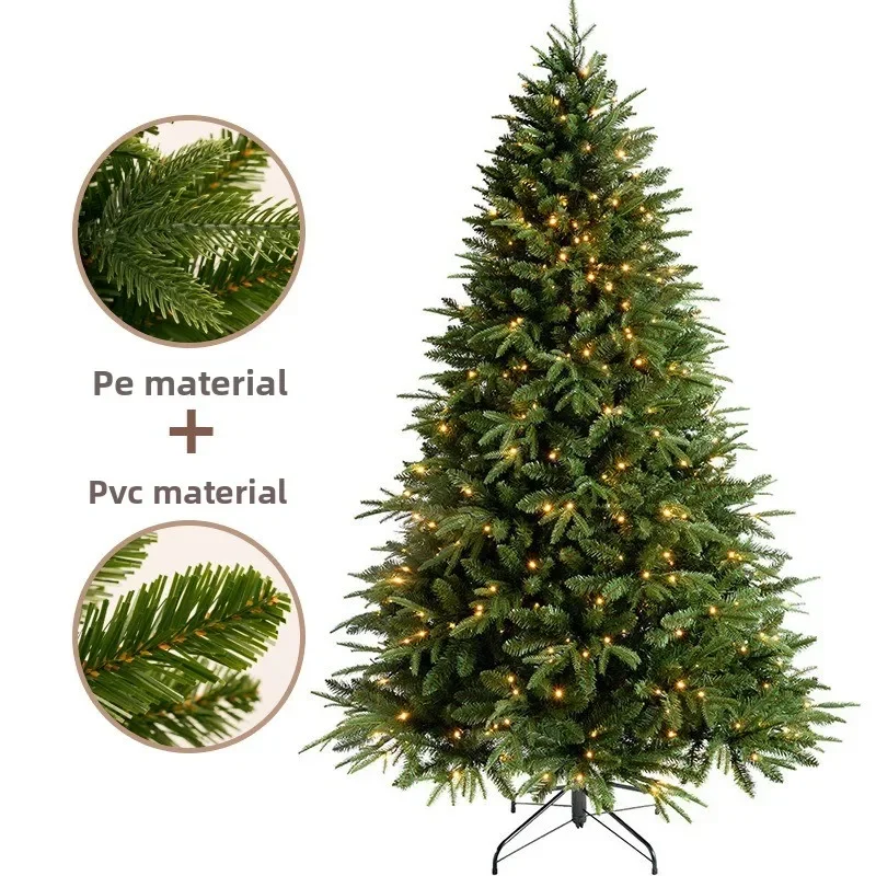 2026Artificial Christmas Tree PE Hybrid Encryption High Quality Christmas Tree 1.2-1.5m -1.8m Christmas and New Year Decoration