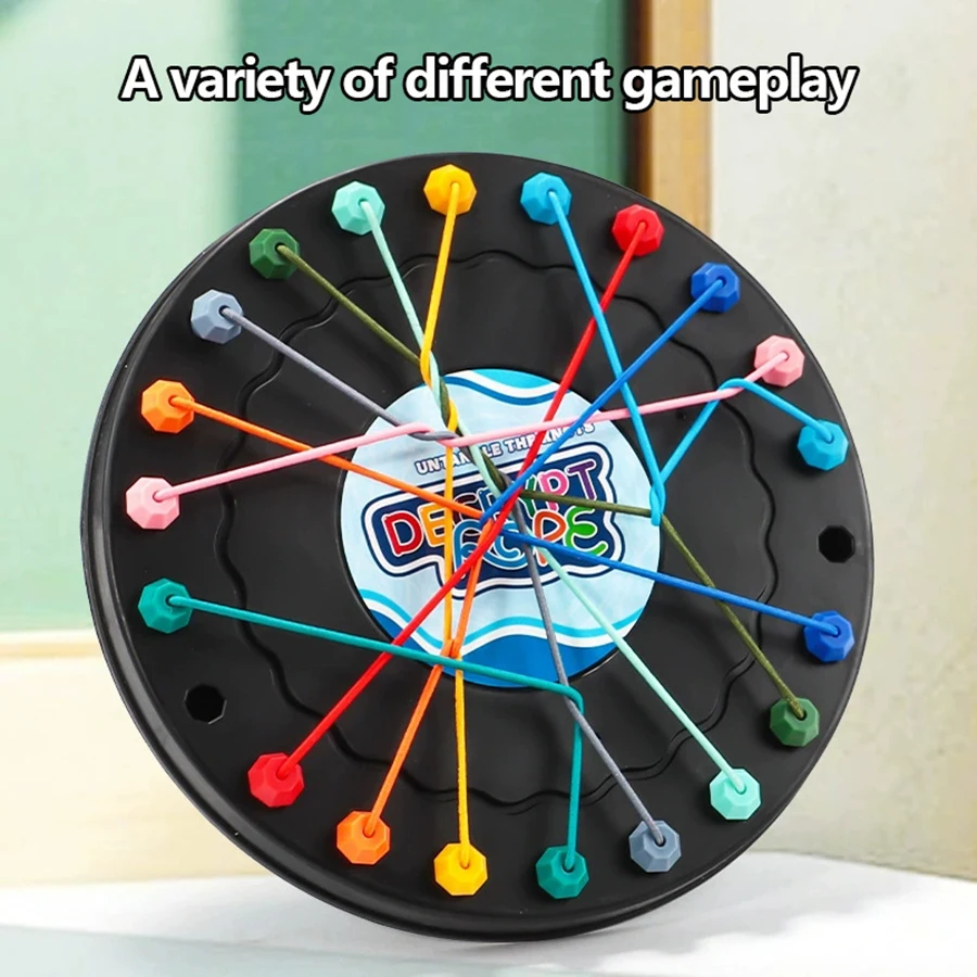 الترفيه حل حبل معركة تحدي مجلس لعبة لعب الأطفال لغز المنطق التفكير بين الوالدين والطفل تطوير التركيز #4