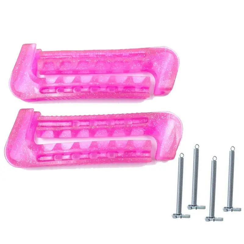 

Защитные накладки для коньков (хоккейных и фигурных), мягкий пластик, розовые, для детей и женщин, 1 пара