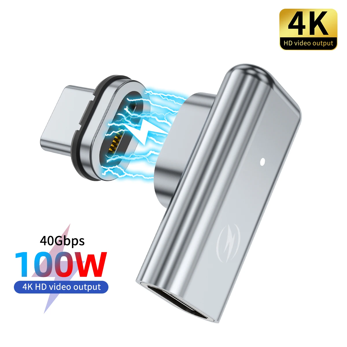 

ANMONE 24pins магнитный USB C адаптер 마그네틱 커넥터 Тип C преобразователь данных PD 100W быстрое зарядное устройство Зарядка для MacBook Pro для Huawei For Samsung