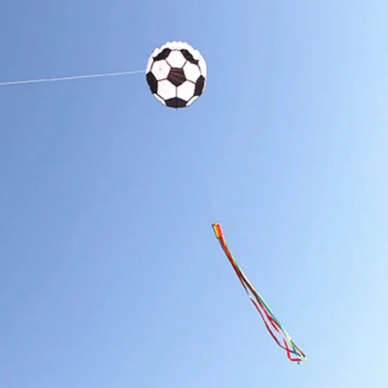 Juguetes voladores de cometas de fútbol para niños, línea de cometas gigantes, línea de cometas suaves para adultos, cometas profesionales ikite koi, envío gratis