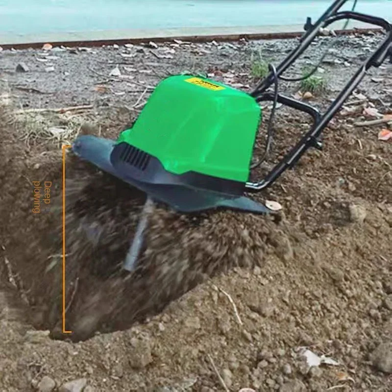 

NEW 1500W Electric Micro-Tiller Scarifier Small Agricultural Tilling Machine for Household Garden Orchard Plowing And Digging