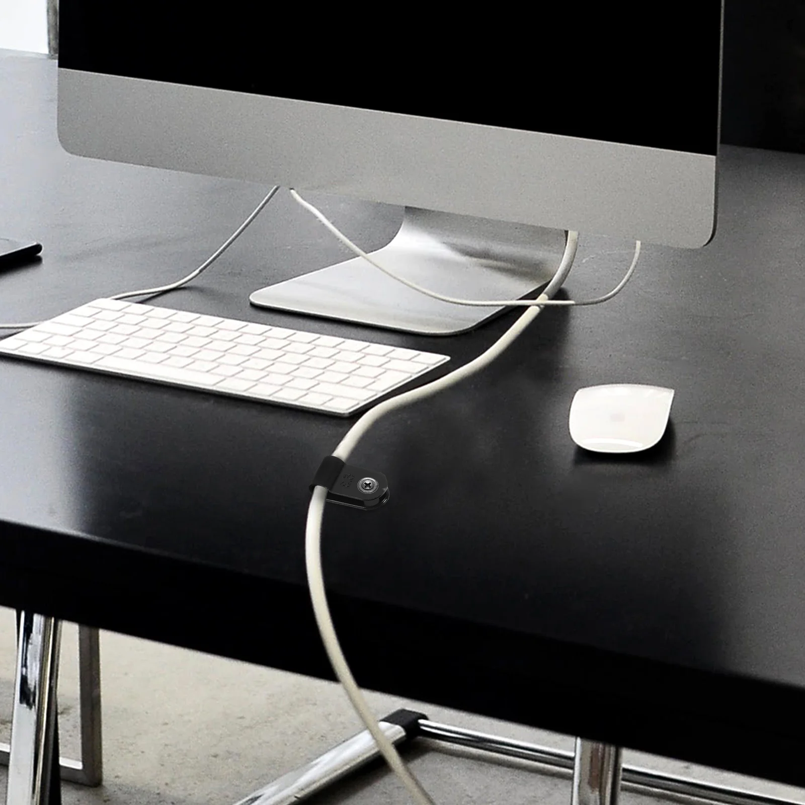 

1000Pcs Cable Clips Wire Clamp Secure Cord Fastener Clips for Home Bedroom Office Wire Management Use Cable Clamp