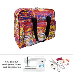 Sewing Machine Carrying Case, Sewing Accessories Organizer, Multifunctional Travel Tote Bag, Storage Bag For Most Home Standard
