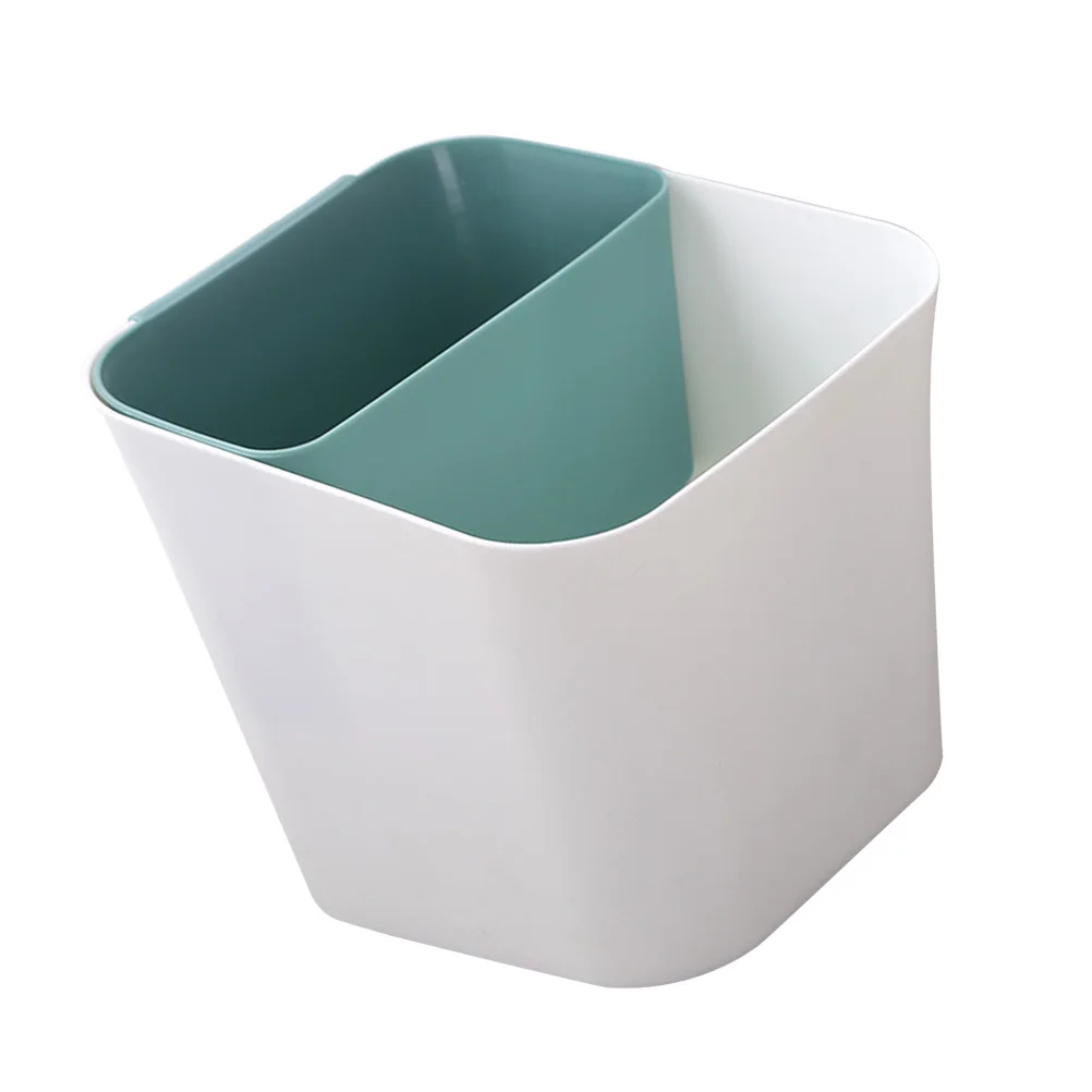 

Dry Wet Trash Cans Plastic Garbage Container Home Office Waste Bin Classified Separation Eco Friendly Modern for Kitchen