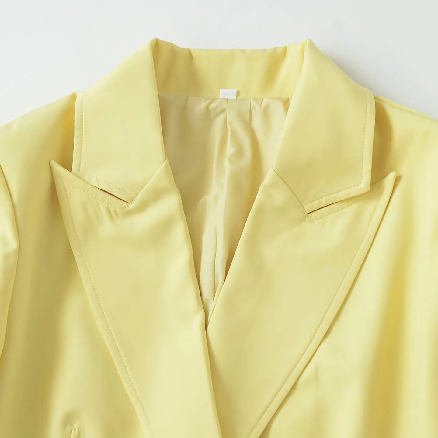 Jas Wanita Model Double Breasted, Longgar, dan Santai, Gaya Ele Sle, Koleksi Terbaru Musim Gugur