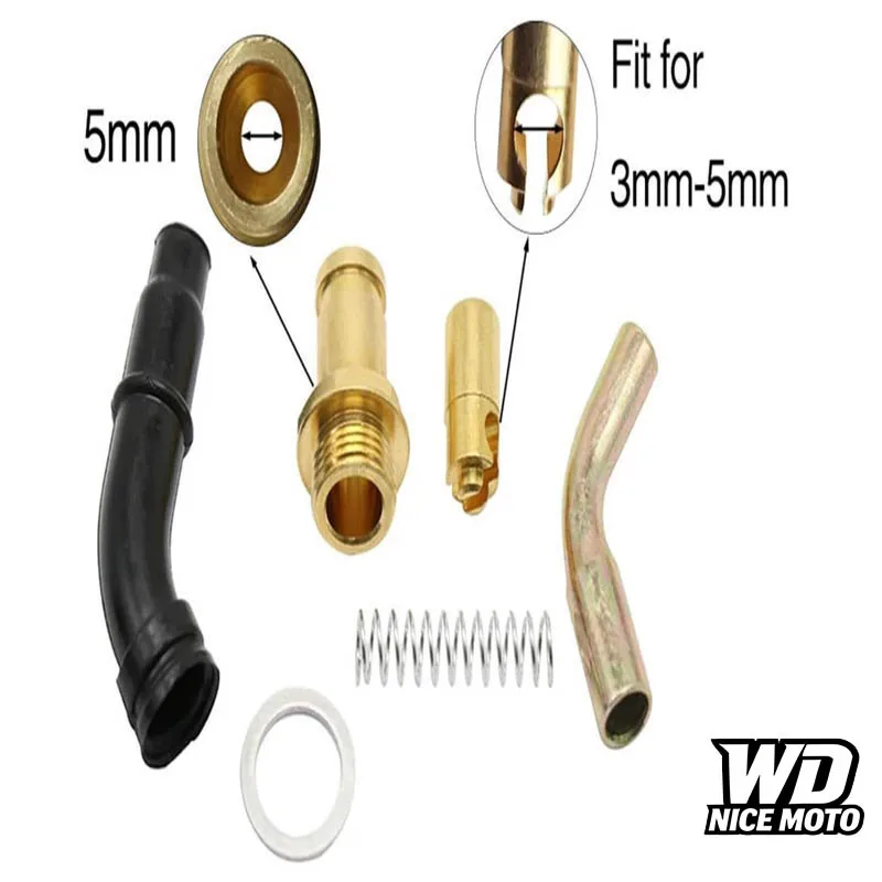 Hot Start Kit For KEIHIN Carburetors with For PWK For PE28 30 32 34 36 38 40 Throttle Valve Assembly Manual Valve Control Switch