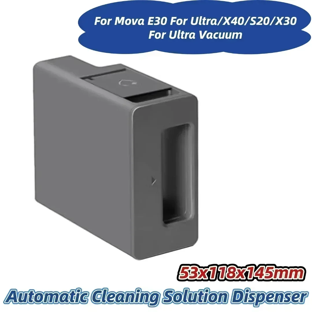 Dispensador de solución de limpieza automática, función de limpieza automática para Mova E30 para Ultra/X40/S20/X30 para aspiradora Ultra