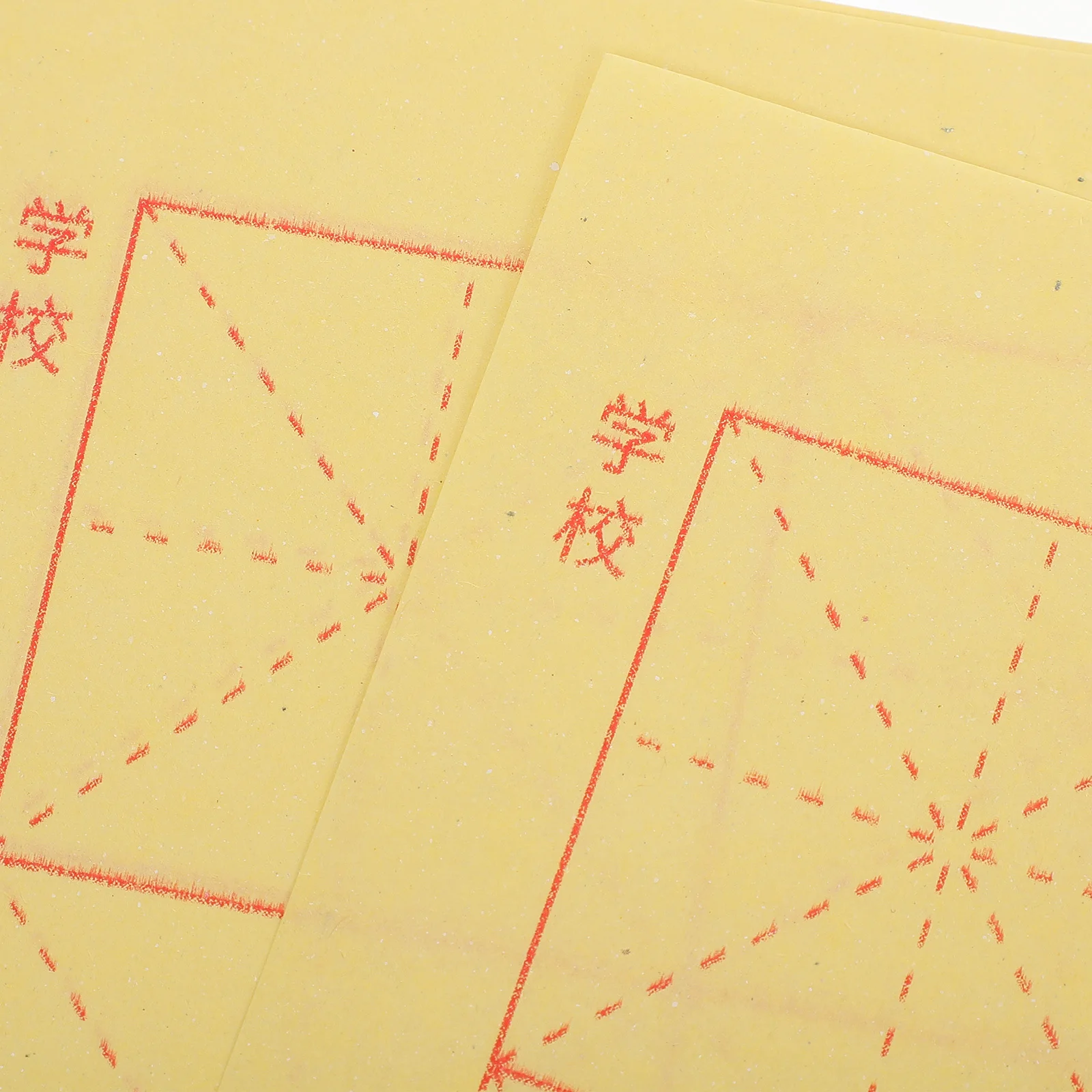 

150 Sheets Chinese Calligraphy Practice Xuan Paper Precut A8 Size Ink Writing Grid Paper for Brush Painting Watercolor Beginners