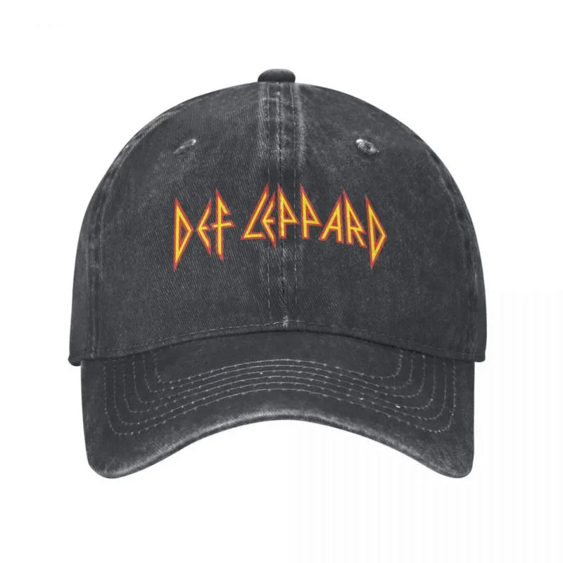 

Y2K Defs Leppards Men Women Baseball Distressed Washed Caps Hat Vintage Outdoor Activities Sun Cap