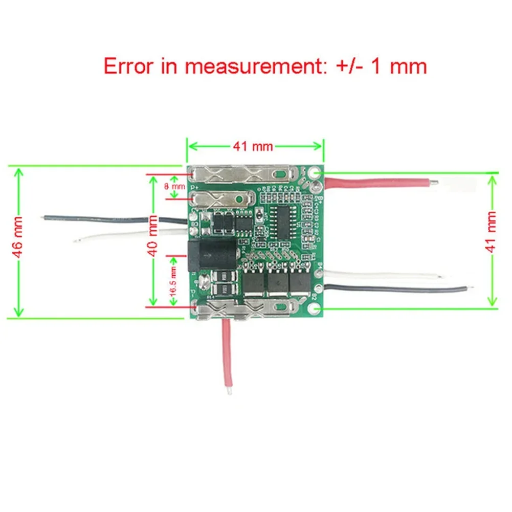 For Makita 18V Lithium Battery Plastic Case PCB Charging Protection Circuit Board Power Tools Accessories