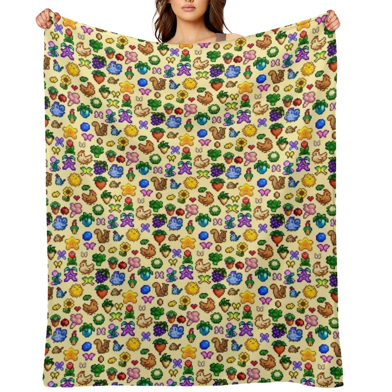 Stardew Valley Throw Blanket blankets ands Sofa Baby Sleeping Bag Blankets