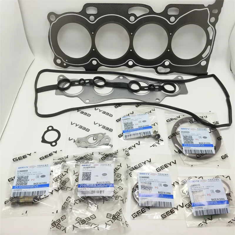 

Car Engine Cylinder Gasket Oil Seal Repair Kit For Geely Emgrand EC8 GX7 EX7 SX7