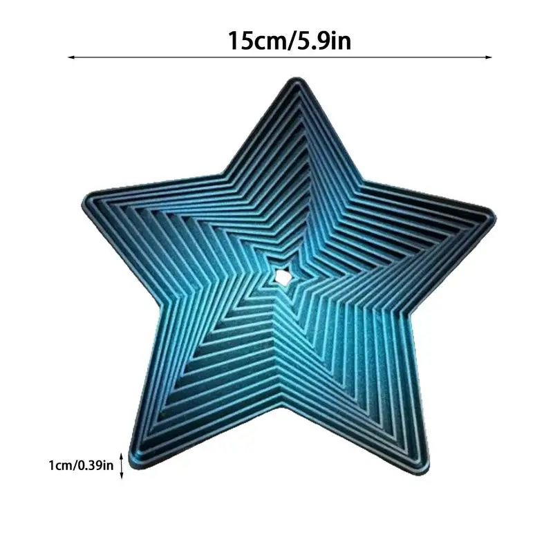 Fractal Infinity Fidget Hexagon DecompressionToys Stress Relieving Star Shape Sensory Cube Relaxing Toy Portable Finger Toys