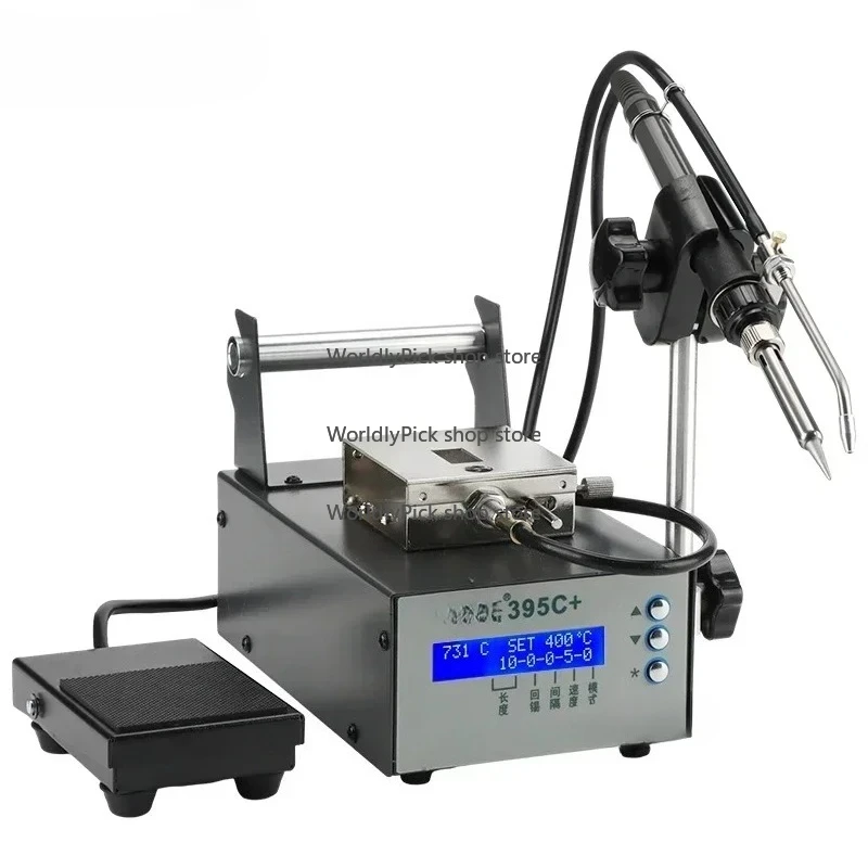 Foot Pedal Digital Display Automatic Feeding Tin Lead-free Station Soldering Soldering Station