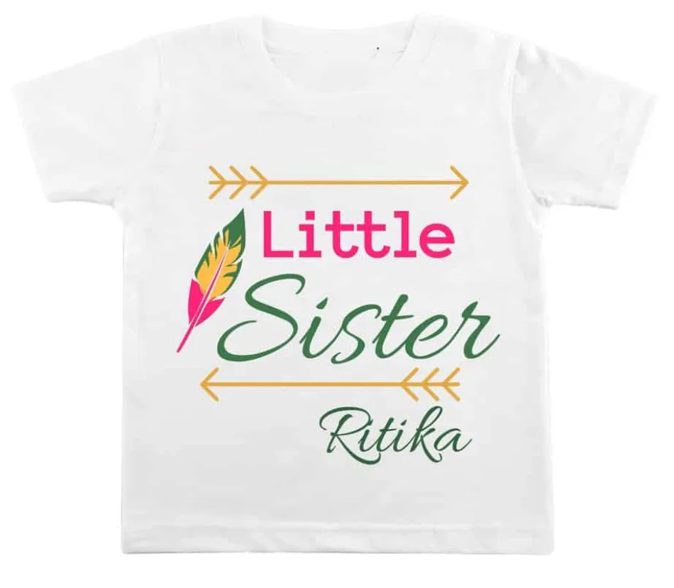 Big/Little Brother Sisters Stylish Children's T-shirt Casual Children's Top Kids Clothes