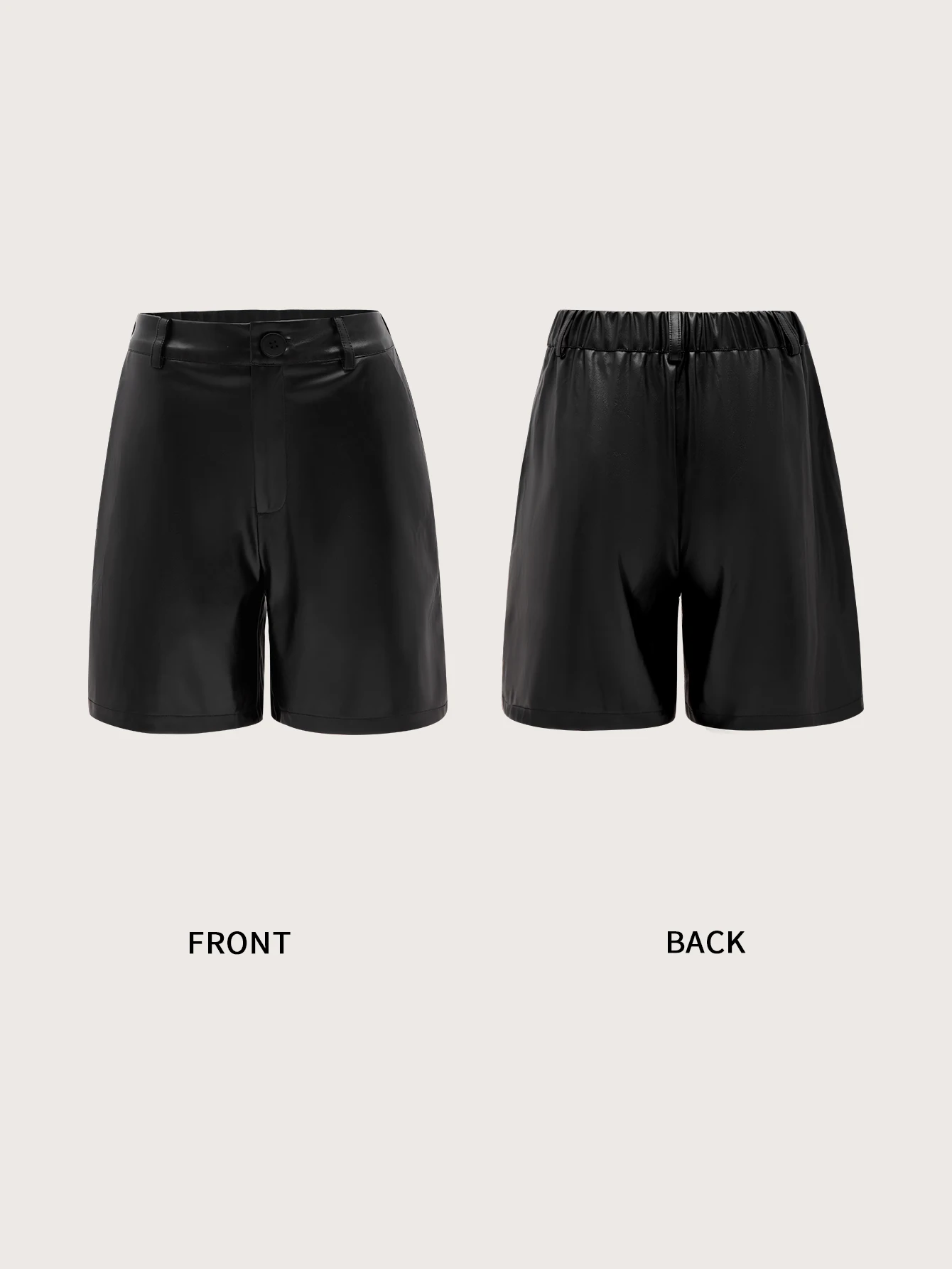 Black shorts for women, 2024 autumn and winter new high waisted loose wide leg pants, fashionable and versatile casual shorts th