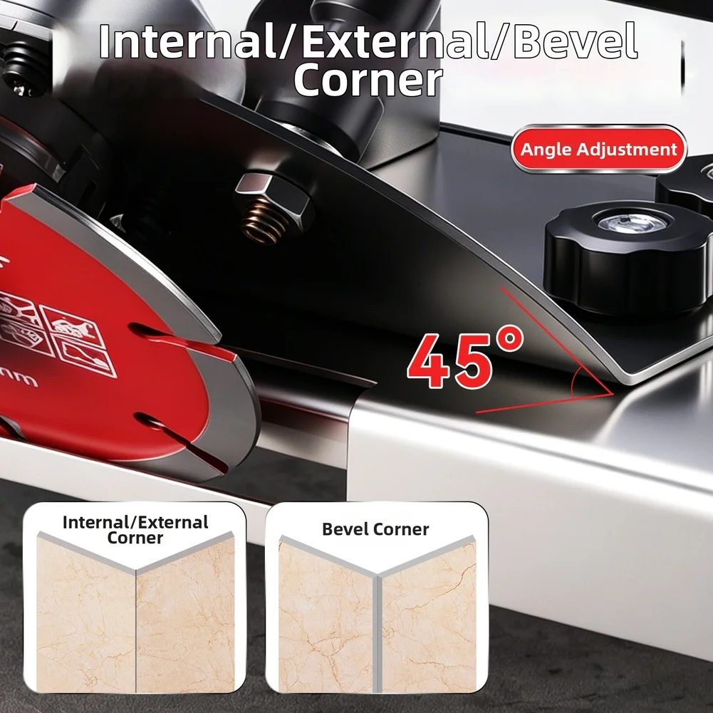 45 Degree Angle Grinder  For Stand Stone Tiles Cutting Machine Chamfering Tool 260x108cm FOR Tile Chamfering Tool