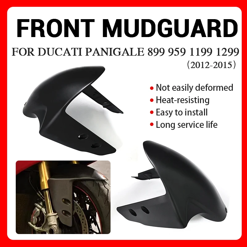 

For DUCATI Panigale 899 959 1199 1299 2012-2015 Motorcycle Front Fender Splash Guard Fairing Slip on Ducati Panigale-899