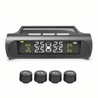 TPMS Solar Tyre Pressure Monitoring System Parking Sensors For Cars Temperature Tire Air Pressure Gauge