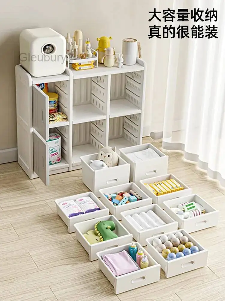 Toy Storage Rack Sideboards Baby Modern Children's Products Feeding Table Household Locker Baby Wardrobe Storage Sorting Box