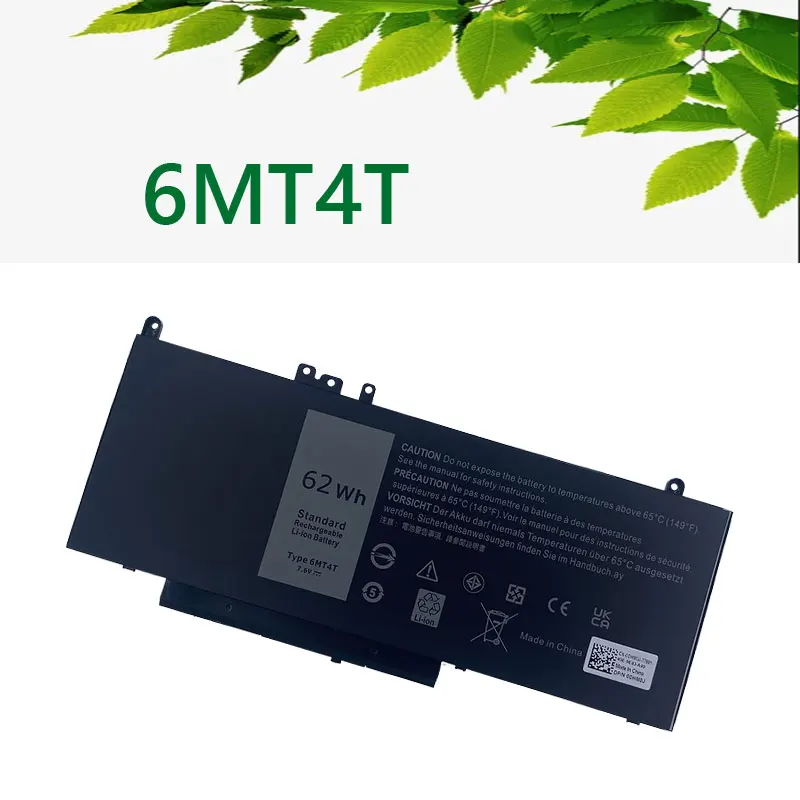 

6MT4T Laptop Battery For DELL Latitude E5470 E5570 14 5470 15 5570 For Dell Precision 15 3510 M3510 15.6" Sereis